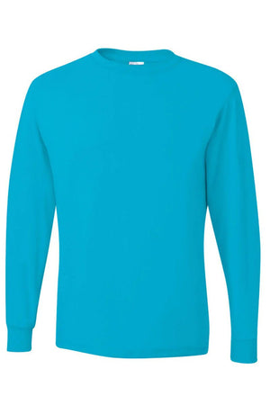 Country On Colorful Chenille Patch Unisex Dri-Power Long-Sleeve 50/50 Tee - Wholesale Accessory Market