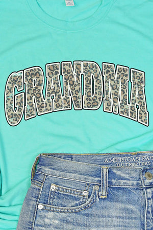 Arched Grandma Leopard Dri-Power 50/50 Tee - Wholesale Accessory Market