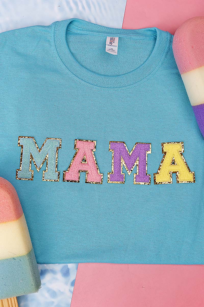 Colorful Mama Chenille Patch Dri-Power 50/50 Tee - Wholesale Accessory Market