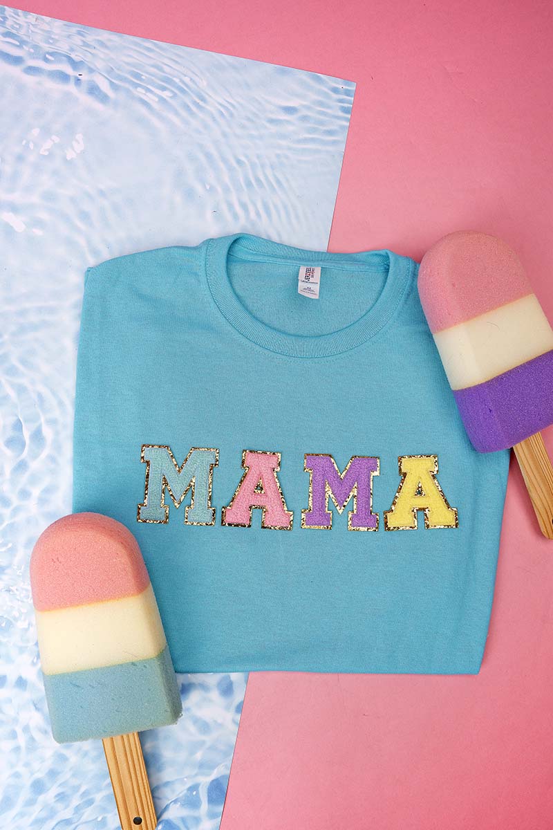 Colorful Mama Chenille Patch Dri-Power 50/50 Tee - Wholesale Accessory Market