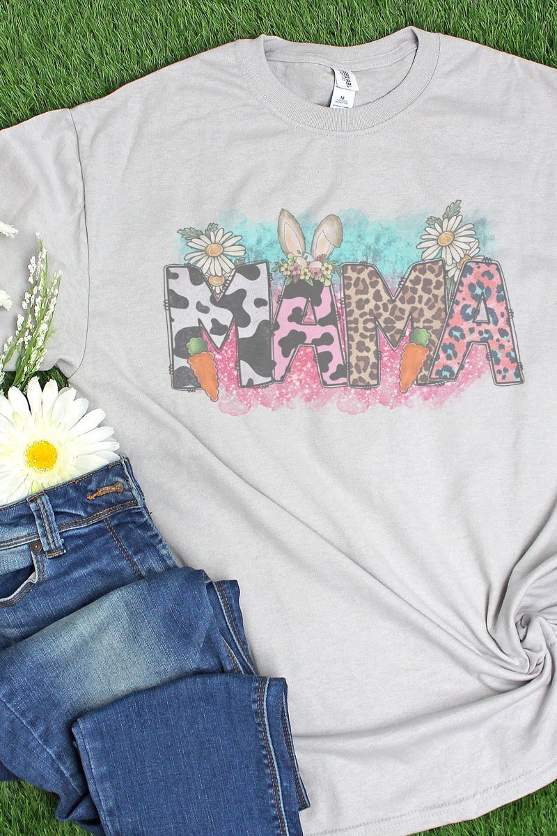 Colorful Easter Mama Unisex Dri-Power 50/50 Tee - Wholesale Accessory Market