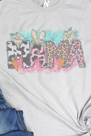Colorful Easter Mama Unisex Dri-Power 50/50 Tee - Wholesale Accessory Market
