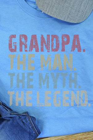 Man Myth Legend Grandpa Dri-Power 50/50 Tee - Wholesale Accessory Market