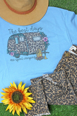 The Best Days Are Spent Camping Unisex Dri-Power 50/50 Tee - Wholesale Accessory Market
