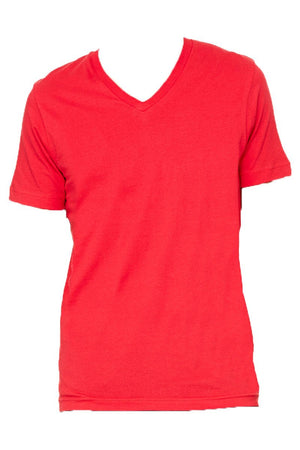 Bella+Canvas Solid Color Unisex Jersey V-Neck Tee - Wholesale Accessory Market