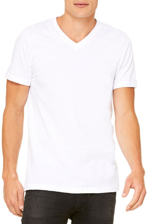 Bella+Canvas Solid Color Unisex Jersey V-Neck Tee - Wholesale Accessory Market