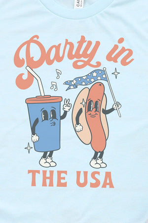Party In The USA Tri-Blend Short Sleeve Tee - Wholesale Accessory Market