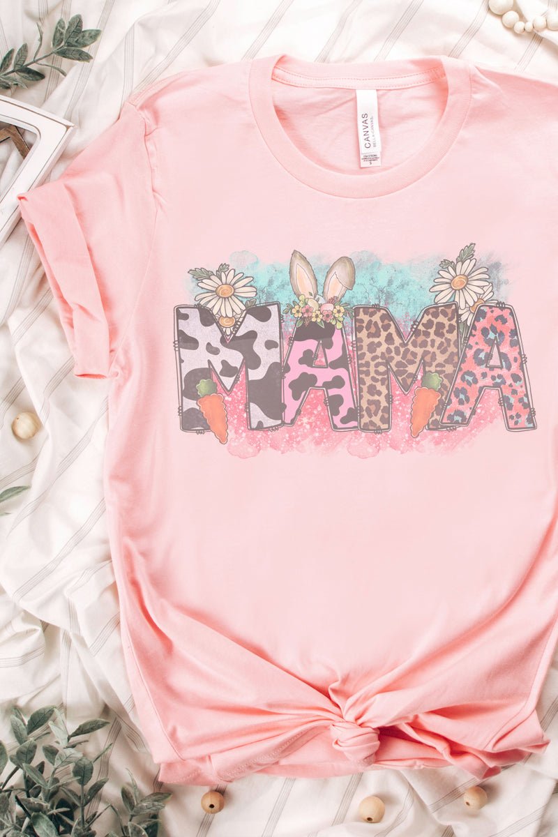 Colorful Easter Mama Tri-Blend Short Sleeve Tee - Wholesale Accessory Market