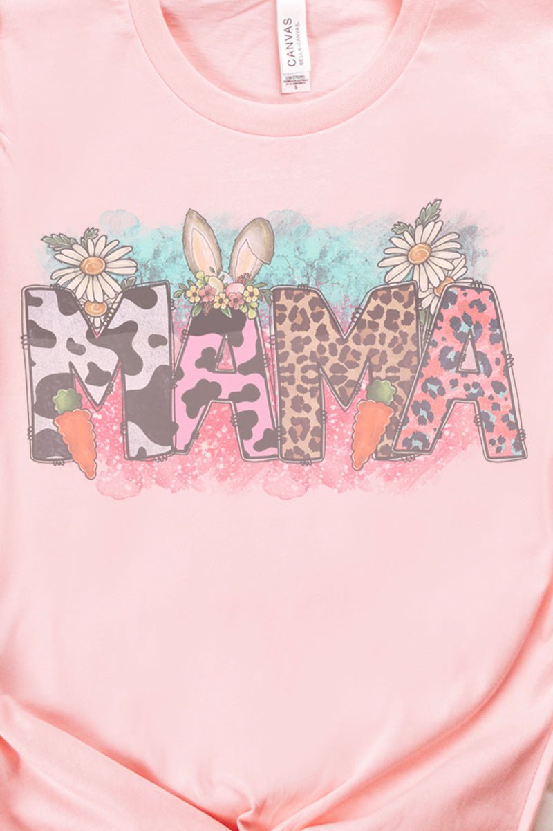 Colorful Easter Mama Tri-Blend Short Sleeve Tee - Wholesale Accessory Market