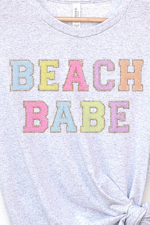 Beach Babe Colorful Tri-Blend Short Sleeve Tee - Wholesale Accessory Market
