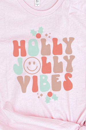 Holly Jolly Vibes Tri-Blend Short Sleeve Tee - Wholesale Accessory Market