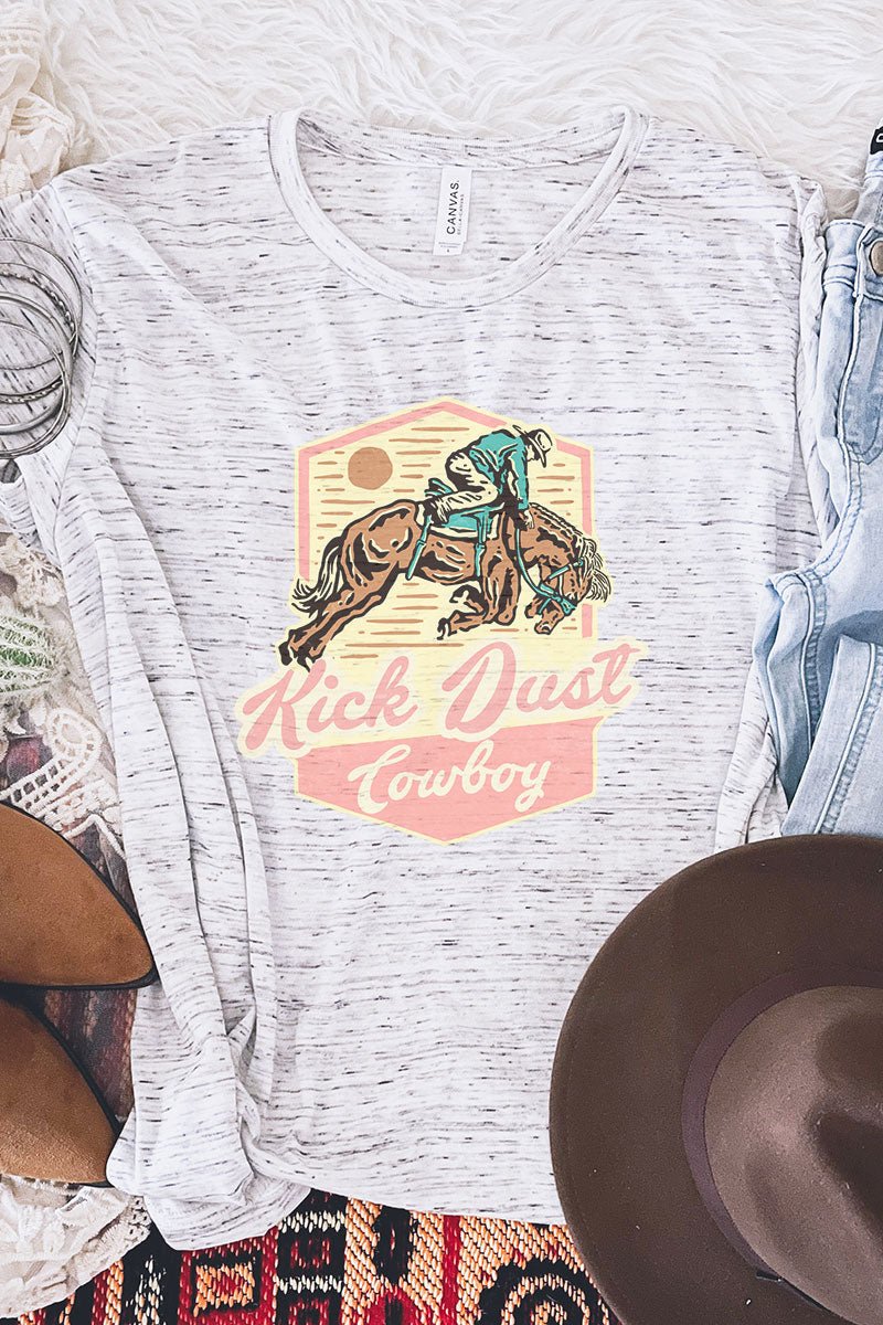 Kick Dust Cowboy Unisex Short Sleeve Tee - Wholesale Accessory Market
