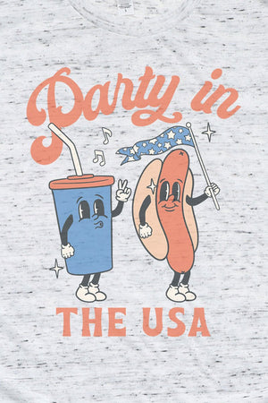 Party In The USA Short Sleeve Tee - Wholesale Accessory Market
