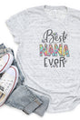 Floral Best Nana Ever Unisex Short Sleeve Tee - Wholesale Accessory Market