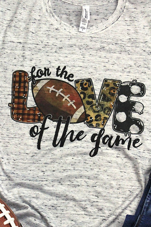 Football Love Of The Game Unisex Short Sleeve Tee - Wholesale Accessory Market