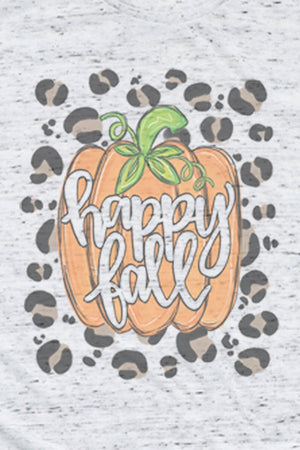 Spots Happy Fall Pumpkin Unisex Short Sleeve Tee - Wholesale Accessory Market
