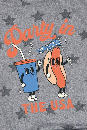 Party In The USA Unisex Five Star Tee - Wholesale Accessory Market