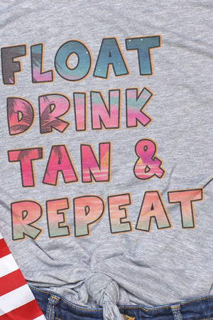Float Drink Tan Repeat Performance T-Shirt - Wholesale Accessory Market