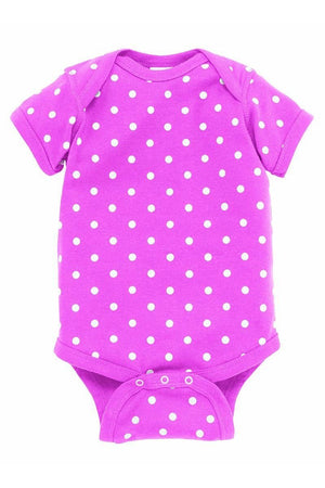 Rabbit Skins Polka Dot Infant Onesie *Personalize It - Wholesale Accessory Market