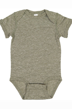 Rabbit Skins Infant Melange Jersey Bodysuit - Wholesale Accessory Market