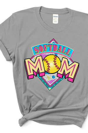 Loud And Proud Softball Mom Short Sleeve Relaxed Fit T-Shirt - Wholesale Accessory Market