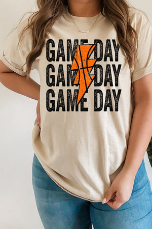 Basketball Stacked Gameday Short Sleeve Relaxed Fit T-Shirt - Wholesale Accessory Market