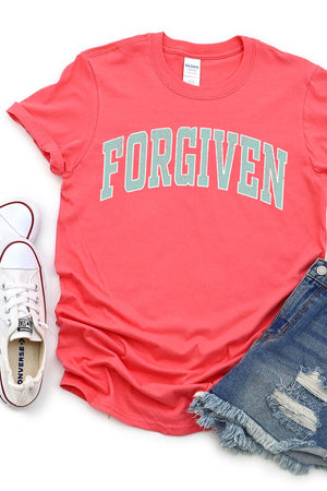 Distressed Varsity Forgiven Short Sleeve Relaxed Fit T-Shirt - Wholesale Accessory Market