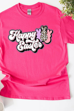 Outline Groovy Happy Easter Short Sleeve Relaxed Fit T-Shirt - Wholesale Accessory Market