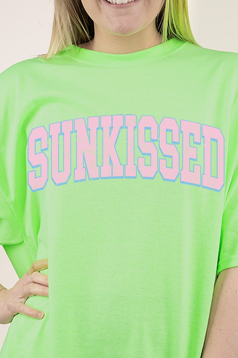 Vintage Varsity Sunkissed Short Sleeve Relaxed Fit T-Shirt - Wholesale Accessory Market