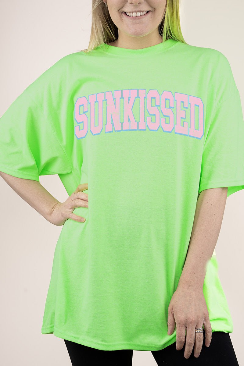 Vintage Varsity Sunkissed Short Sleeve Relaxed Fit T-Shirt - Wholesale Accessory Market
