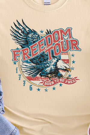 Vintage Freedom Tour Short Sleeve Relaxed Fit T-Shirt - Wholesale Accessory Market