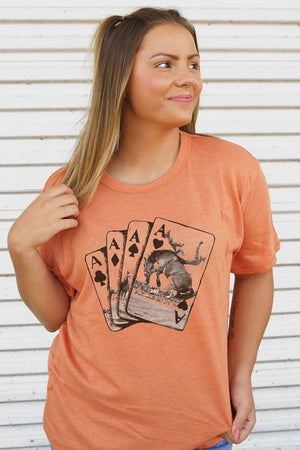 Rodeo Playing Cards Unisex Keeper Vintage Jersey T-Shirt - Wholesale Accessory Market