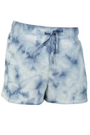 Charles River Women's Washed Blue Tie-Dye Clifton Shorts (Wholesale Pricing N/A) - Wholesale Accessory Market