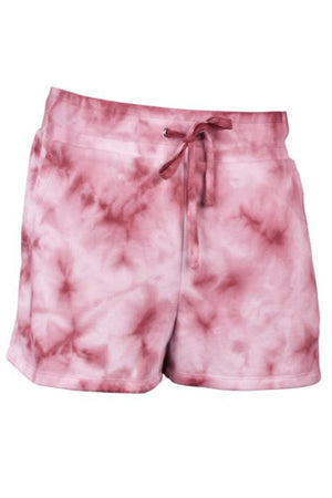 Charles River Women's Washed Red Tie-Dye Clifton Shorts (Wholesale Pricing N/A) - Wholesale Accessory Market