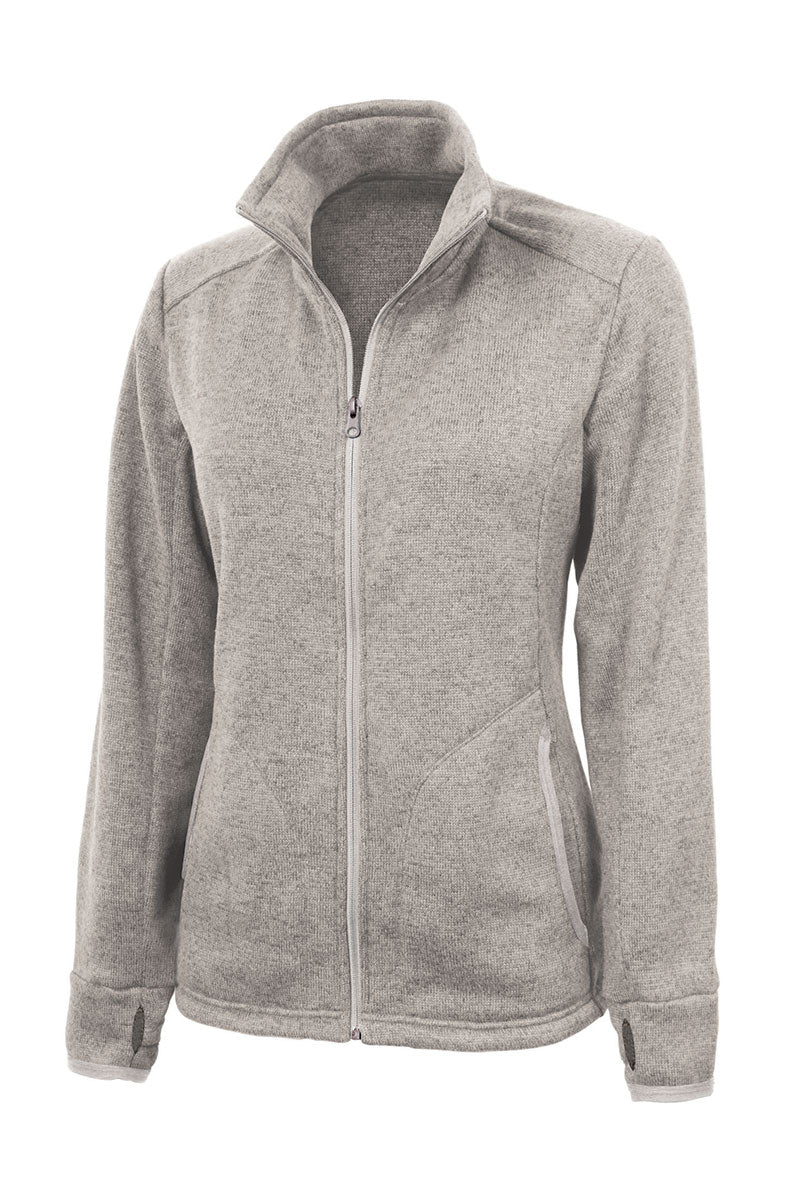 Charles River Men's Clifton Full Zip Hoodie Grey Xs