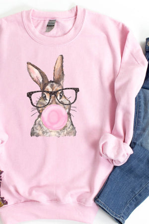 Bubblegum Bunny Unisex NuBlend Crew Sweatshirt - Wholesale Accessory Market