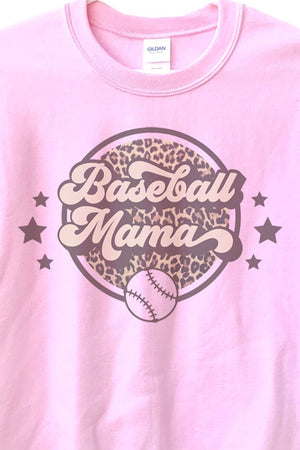 Cheetah Stars Baseball Mama Unisex NuBlend Crew Sweatshirt - Wholesale Accessory Market