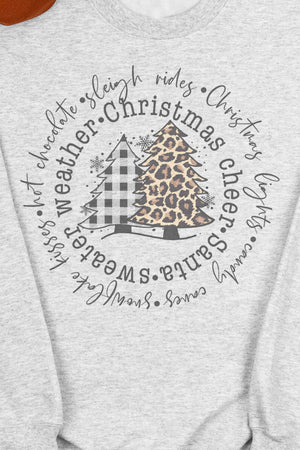 Circle Trees Christmas Cheer Unisex NuBlend Crew Sweatshirt - Wholesale Accessory Market