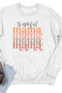 Colorful Thankful Mama Unisex NuBlend Crew Sweatshirt - Wholesale Accessory Market