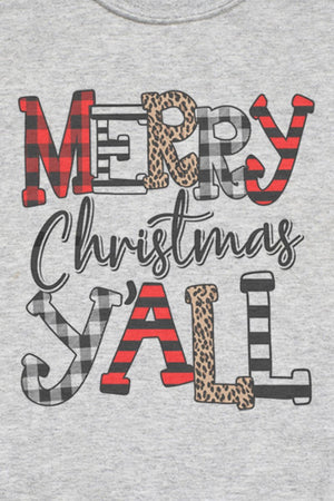 Doodle Merry Christmas Y'all Unisex NuBlend Crew Sweatshirt - Wholesale Accessory Market