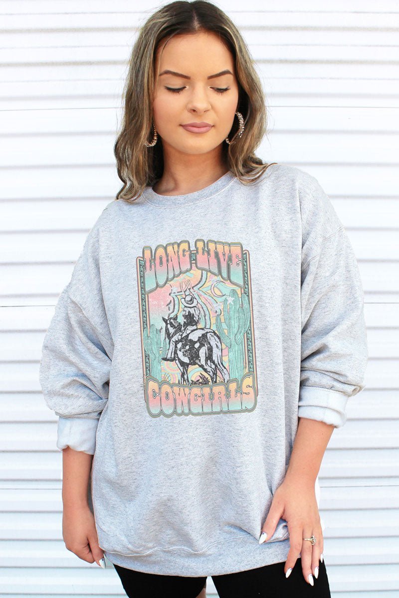 Long Live The Cowgirls Unisex NuBlend Crew Sweatshirt - Wholesale Accessory Market
