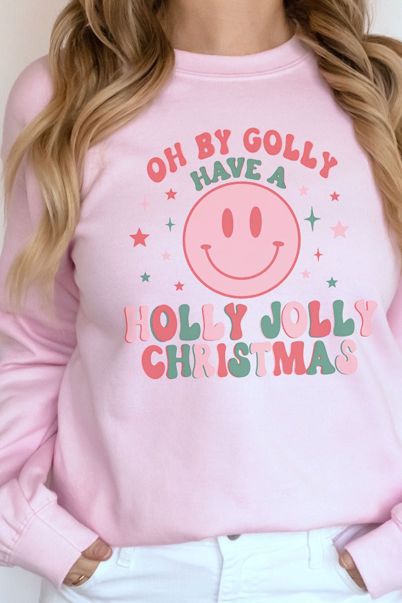 Oh By Golly Christmas Unisex NuBlend Crew Sweatshirt - Wholesale Accessory Market