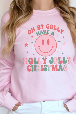 Oh By Golly Christmas Unisex NuBlend Crew Sweatshirt - Wholesale Accessory Market