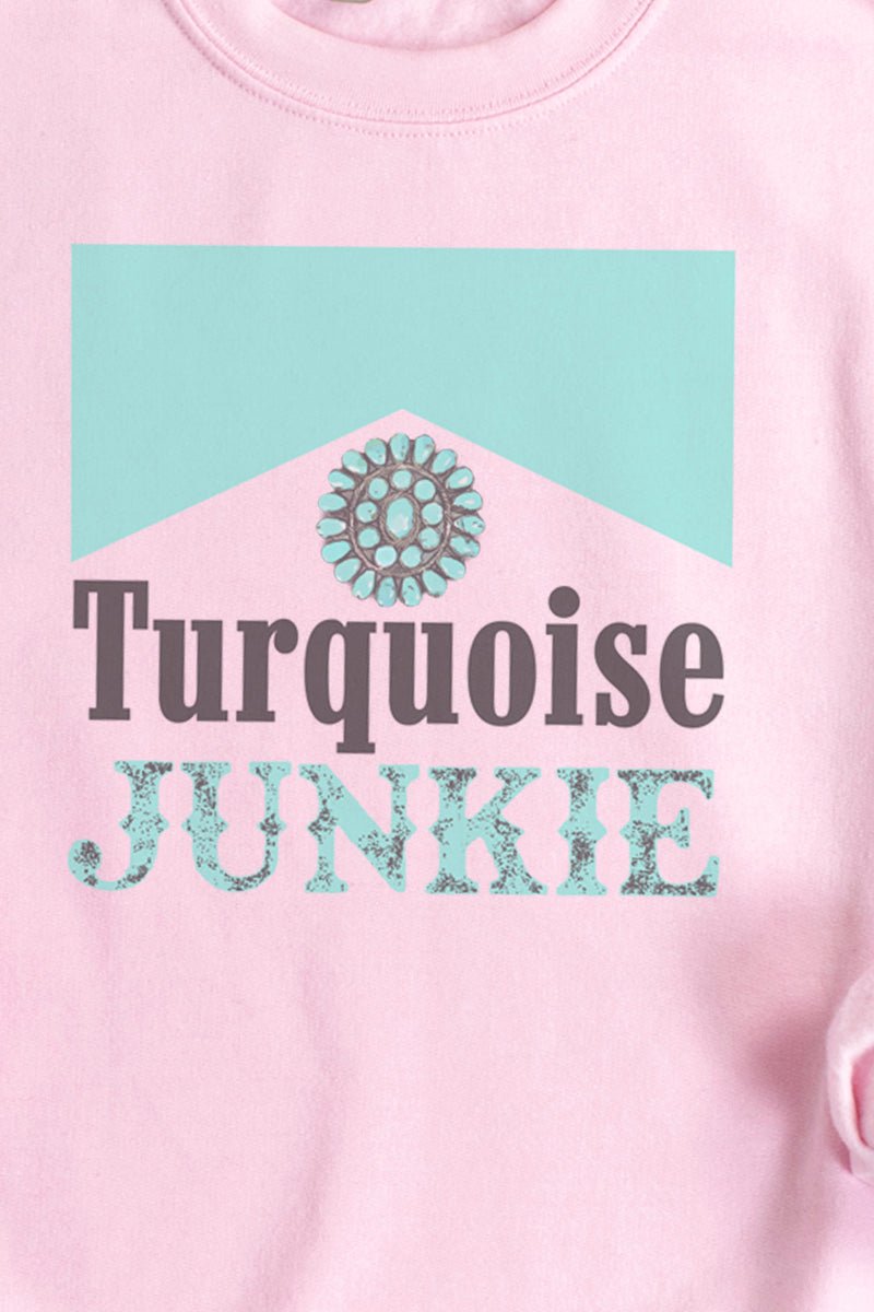Turquoise Junkie Unisex NuBlend Crew Sweatshirt - Wholesale Accessory Market