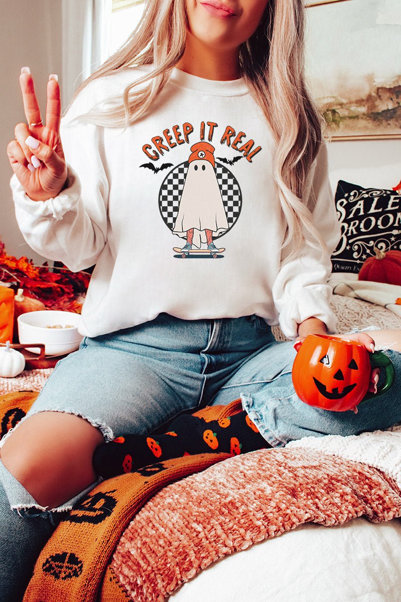 Creep It Real Unisex NuBlend Crew Sweatshirt | Wholesale Accessory Market