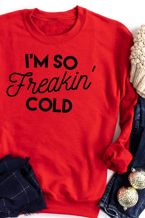I'm So Freakin' Cold Unisex NuBlend Crew Sweatshirt - Wholesale Accessory Market