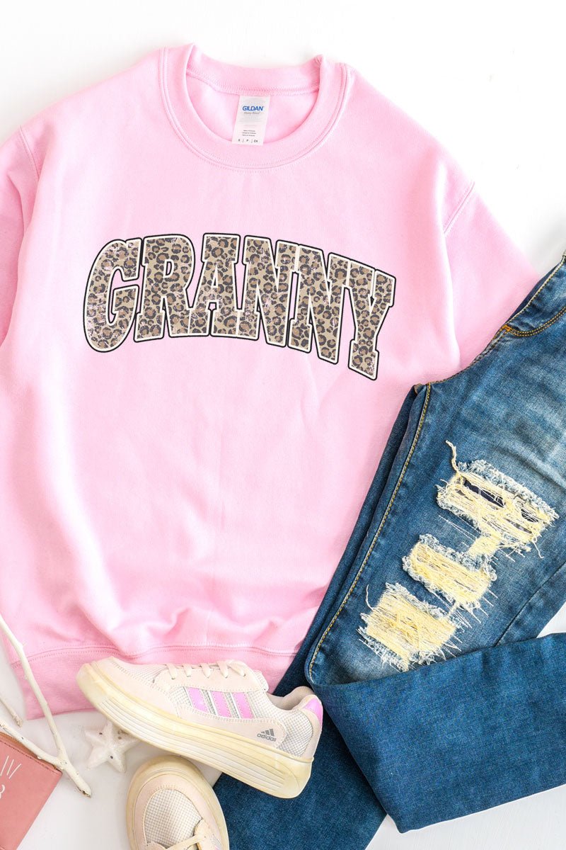 Arched Granny Leopard Unisex NuBlend Crew Sweatshirt - Wholesale Accessory Market
