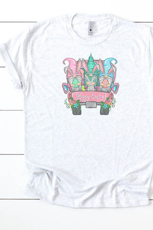 Gnomes Happy Easter Tri-Blend Crew Tee - Wholesale Accessory Market