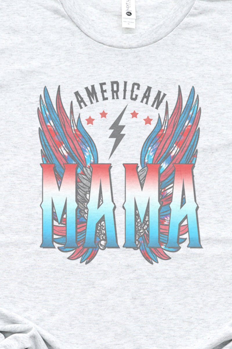 Vintage American Mama Tri-Blend Crew Tee - Wholesale Accessory Market
