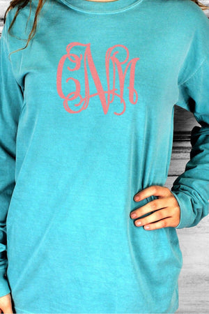Shades of Blue Comfort Colors Long Sleeve T-Shirt - Wholesale Accessory Market